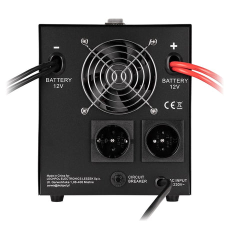 Kemot UPS centrale termice UPS Centrale Termice Kemot URZ3407-LFP4 | Sinus Pur, 2000VA, 1200W, 12V