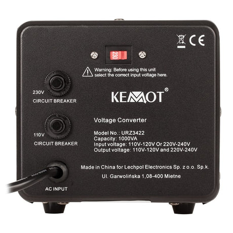 Kemot Convertor Convertor Tensiune Kemot URZ3422 | 800W, 1000VA, 12V-230V