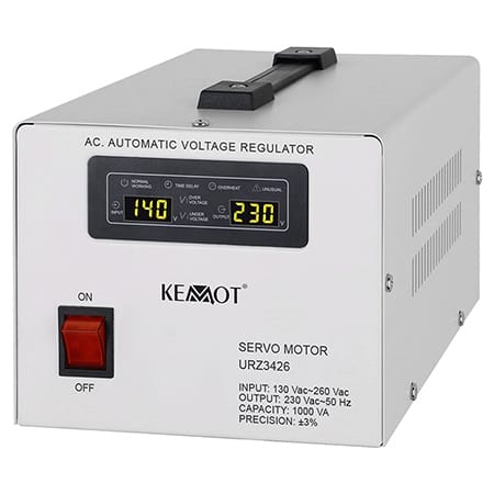 Kemot Stabilizator tensiune Stabilizator Tensiune Kemot URZ3426 | Servomotor, 1000VA, 230V, Protectie Supratensiune