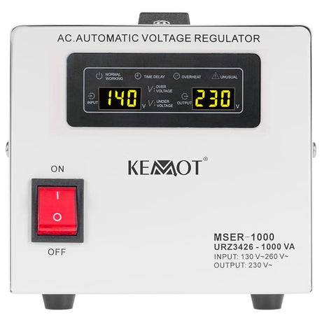 Kemot Stabilizator tensiune Stabilizator Tensiune Kemot URZ3426 | Servomotor, 1000VA, 230V, Protectie Supratensiune