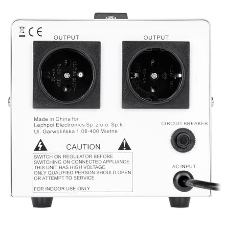 Kemot Stabilizator tensiune Stabilizator Tensiune Kemot URZ3426 | Servomotor, 1000VA, 230V, Protectie Supratensiune