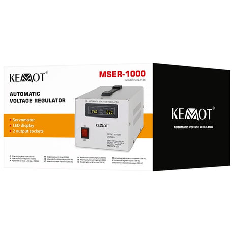 Kemot Stabilizator tensiune Stabilizator Tensiune Kemot URZ3426 | Servomotor, 1000VA, 230V, Protectie Supratensiune