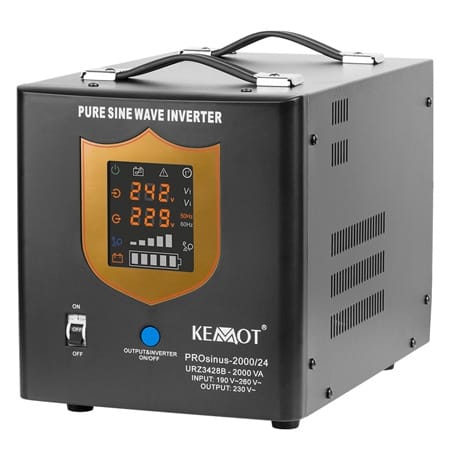 Kemot UPS centrale termice UPS Kemot URZ3428B | Sinus Pur, 2000VA/1400W, 24V, Centrale Termice