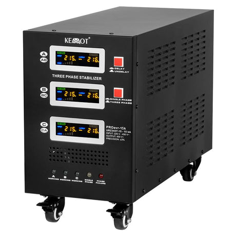 Kemot Stabilizator tensiune Stabilizator Tensiune Trifazat Kemot URZ3437-15 | 15kVA, Servomotor, 380V