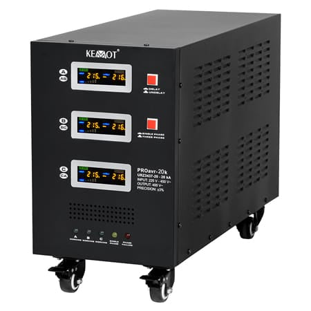 Kemot Stabilizator tensiune Stabilizator Tensiune Trifazat Kemot URZ3437-20 | 20kVA, Servomotor, 380V