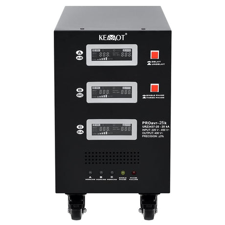 Kemot Stabilizator tensiune Stabilizator Tensiune Trifazat Kemot URZ3437-25 | 25KVA, Servomotor, PROAVR-25K