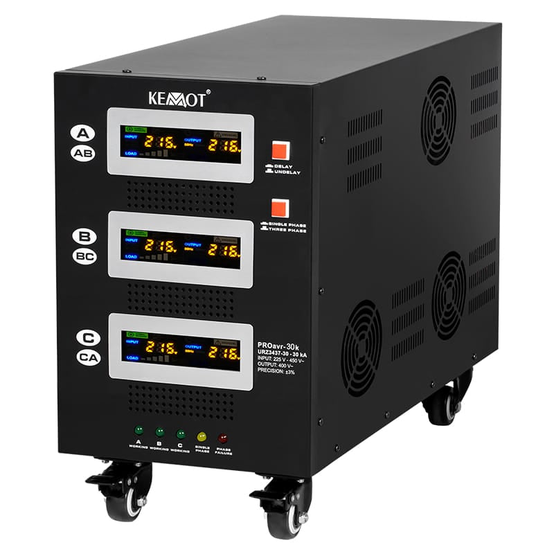 Kemot Stabilizator tensiune Stabilizator Tensiune Kemot URZ3437-30 | Trifazat, Servomotor, 30KVA