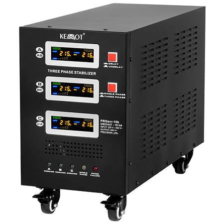 Kemot Stabilizator tensiune Stabilizator Tensiune Kemot URZ3437 | Servomotor, Trifazat, 10KVA, ProAVR-10K