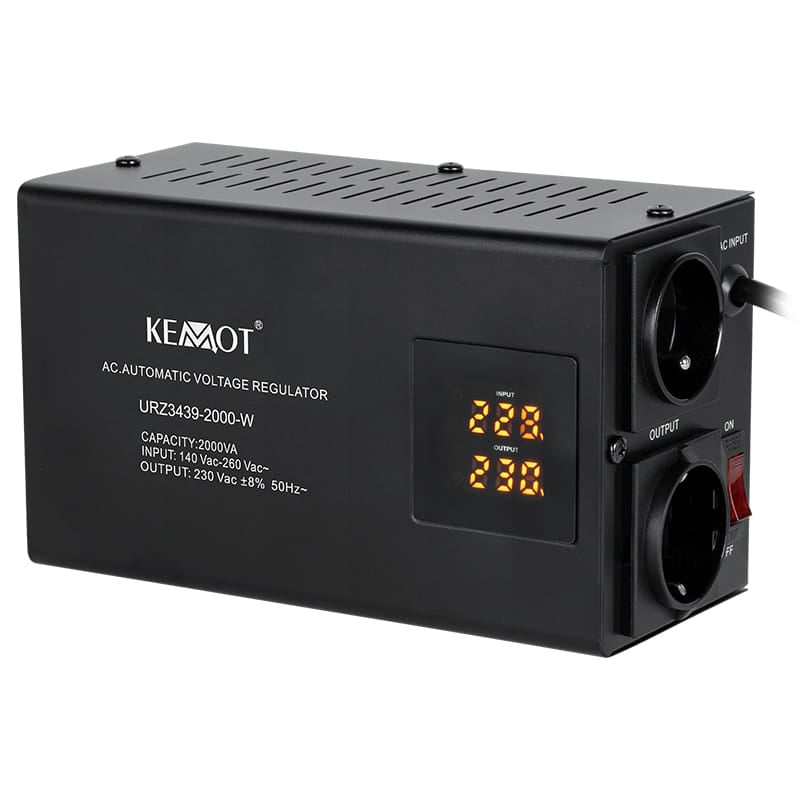 Kemot Stabilizator tensiune Stabilizator Tensiune Kemot URZ3439-2000 | 2000VA, Montare Perete, Automat