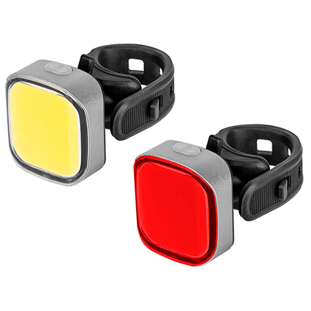 Rebel SET ILUMINAT BICICLETA FATA SPATE USB
