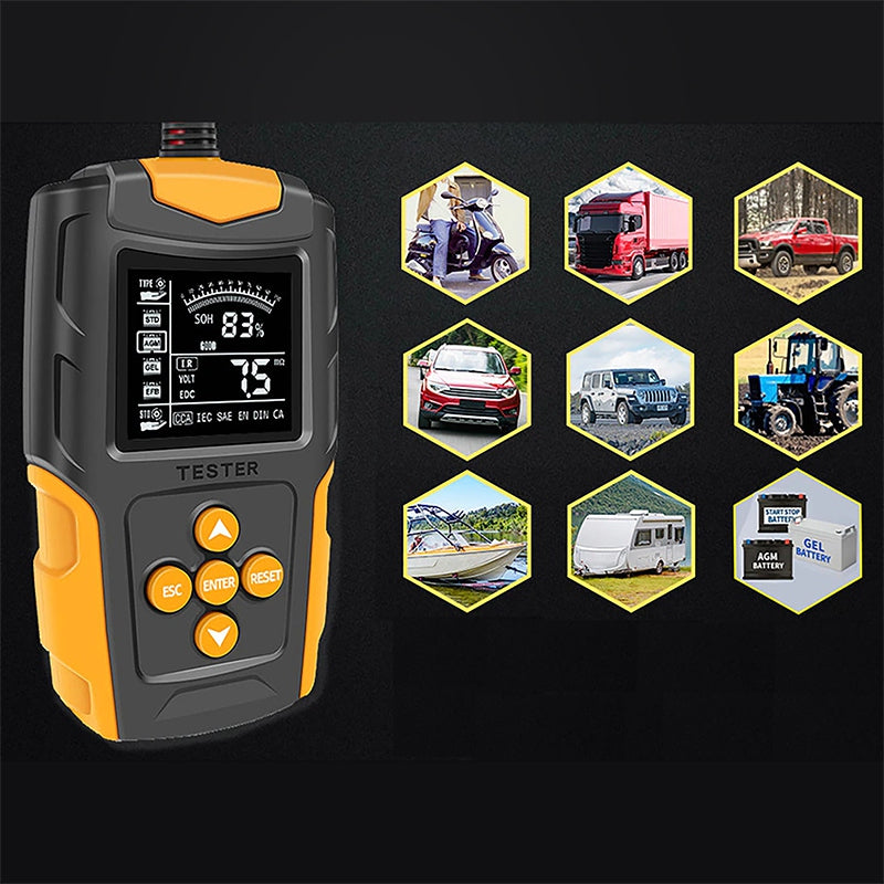 Lechpol TESTER DIGITAL ACUMULATORI 12V / 24V