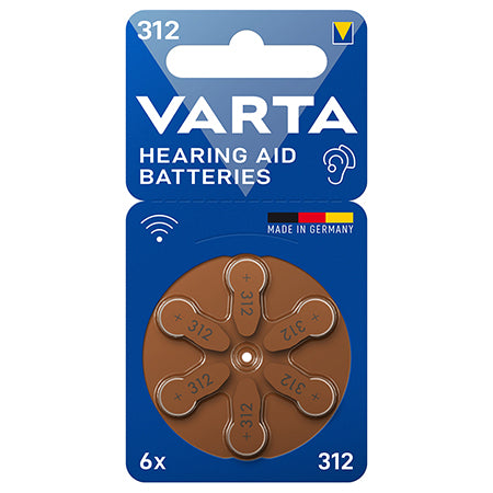 Varta BATERII AUDITIVE 312 BLISTER 6 VARTA