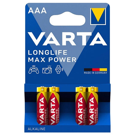 Varta BATERIE ALCALINA LR03 MAX POWER VARTA BLISTER 4 BUC