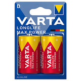 Varta BATERIE ALCALINA LR20 MAX POWER VARTA BLISTER 2 BUC