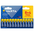 Varta BATERIE ALCALINA LONGLIFE POWER LR06 8+4 VARTA