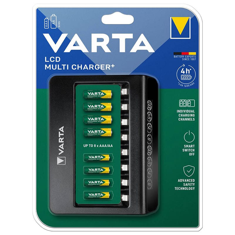 Varta Incarcator acumulatori Incarcator Varta LCD Multi Plus VAR-57681 | NI-MH, Display LCD, 4 Sloturi