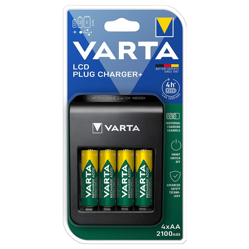 Varta Incarcator Incarcator Varta LCD Multi Plus VAR-57687 | NI-MH, Display LCD, 4 Sloturi