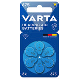 Varta BATERII AUDITIVE 675 BLISTER 6 VARTA