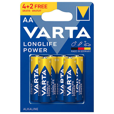 Varta BATERIE ALCALINA LONGLIFE POWER LR6 4+2 VARTA