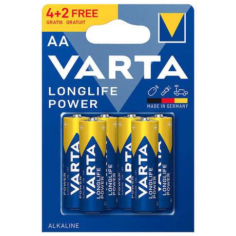 Varta BATERIE ALCALINA LONGLIFE POWER LR6 4+2 VARTA