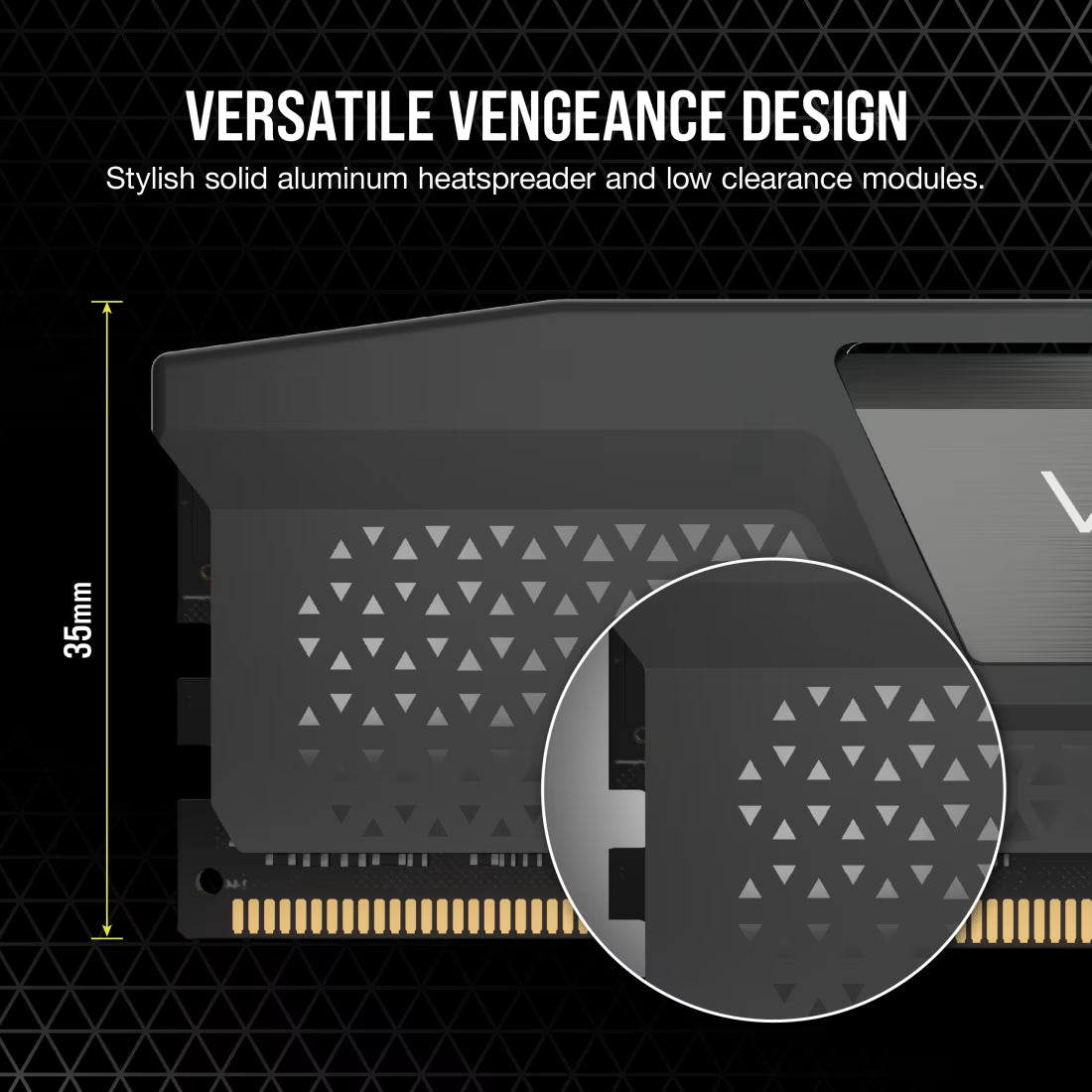 Corsair Memorie RAM Memorie RAM Corsair Vengeance CMK32GX5M2B6000Z38 | 32GB, DDR5, 6000MHz, Kit 2x16GB