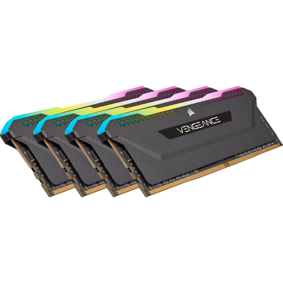 Corsair Memorie RAM Memorie RAM Corsair Vengeance RGB CMH32GX4M4E3200C16 | 32GB, DDR4, 3200MHz, RGB