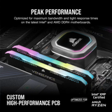 Corsair Memorie RAM Memorie RAM Corsair Vengeance RGB CMH32GX4M4E3200C16 | 32GB, DDR4, 3200MHz, RGB