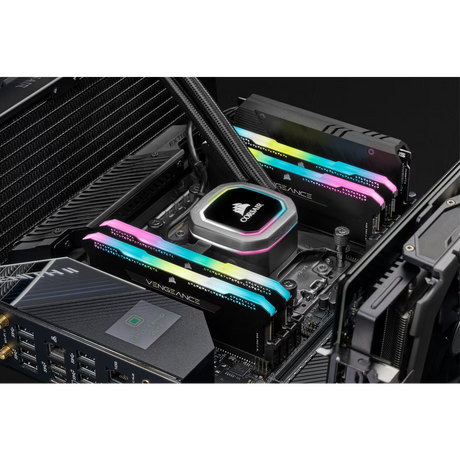 Corsair Memorie RAM Memorie RAM Corsair Vengeance RGB CMH32GX4M4E3200C16 | 32GB, DDR4, 3200MHz, RGB