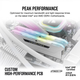 Corsair Memorie RAM Memorie RAM Corsair Vengeance RGB CMH32GX4M4E3200C16W | 32GB, DDR4, 3200MHz, White