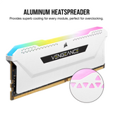 Corsair Memorie RAM Memorie RAM Corsair Vengeance RGB CMH32GX4M4E3200C16W | 32GB, DDR4, 3200MHz, White