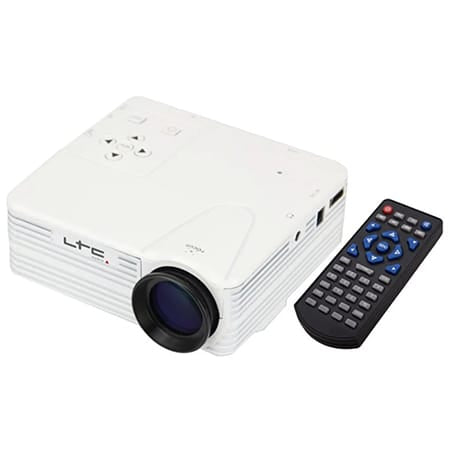 LTC Mini Videoproiector LED LTC 640x480, USB/HDMI/VGA, Telecomandă, Alimentare 230V/12V, Silențios