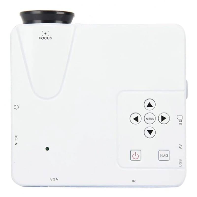 LTC Mini Videoproiector LED LTC 640x480, USB/HDMI/VGA, Telecomandă, Alimentare 230V/12V, Silențios