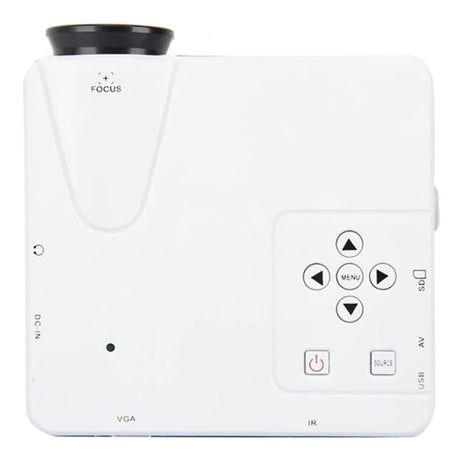 LTC Mini Videoproiector LED LTC 640x480, USB/HDMI/VGA, Telecomandă, Alimentare 230V/12V, Silențios