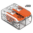 Lechpol CLEME WAGO SLIM MYF 2X4MM2 SET 100 BUC