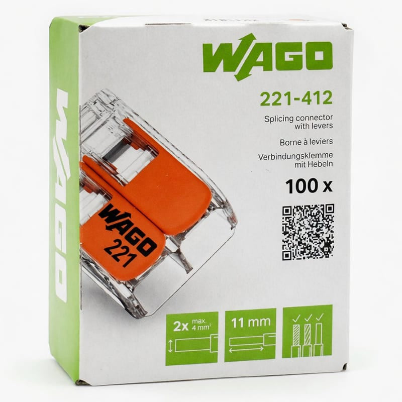 Lechpol CLEME WAGO SLIM MYF 2X4MM2 SET 100 BUC