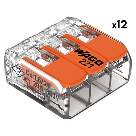 Lechpol CLEME WAGO SLIM MYF 3X4MM2 SET 12 BUC