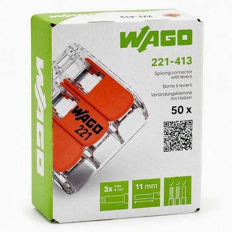 Lechpol CLEME WAGO SLIM MYF 3X4MM2 SET 50 BUC