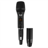Mac Mah Set microfon wireless UHF Mac Mah W-UHF 100 M, receptor cu baterie reîncărcabilă, 2x16 canale, 660-690 MHz