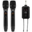Mac Mah Set 2 Microfoane Wireless UHF Mac Mah W UHF 200 M, 2 Canale, 660-690 MHz, Receptor Plug-in, 80 m, Reincarcabil