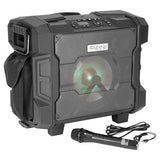 Ibiza Sound Boxă portabilă PA Ibiza Sound 10” IPX4, 300W, Bluetooth/NFC, FM, USB, intrare microfon/chitară, powerbank, UHF mic