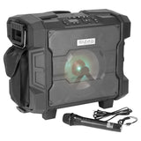 Ibiza Sound Boxă portabilă PA Ibiza Sound 10” IPX4, 300W, Bluetooth/NFC, FM, USB, intrare microfon/chitară, powerbank, UHF mic