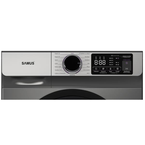 Samus Masina de spalat rufe Masina Spalat Rufe Samus WSNDI-9142DS | Clasa A, 9kg, 1400 RPM, Inverter