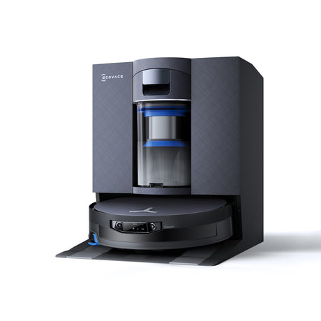 Ecovacs Aspirator robot Aspirator robot DEEBOT X12 OmniCyclone Ecovacs, putere aspirare 22000Pa + BLAST, OZMO Roller 3.0, FocusJet Stain Spray System, TruEdge 3.0, AIVI 3D 4.0, Adaptive 4Wheel Climbing System, control aplicatie, incarcare 2.25h, baterie Li-Ion 4000mAh