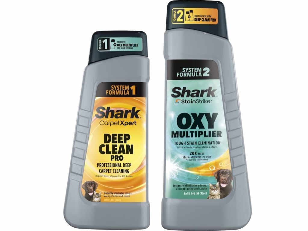 SHARK Pachet 2 x solutie lichida de curatare Shark PX200Rezerva Oxy Multiplier + CarpetXpert Deep Clean