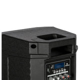 V-Tac Boxă activă V-Tac 10” 150W RMS, Bluetooth TWS, player MP3 USB/SD, intrări microfon/linie, roți și mâner transport