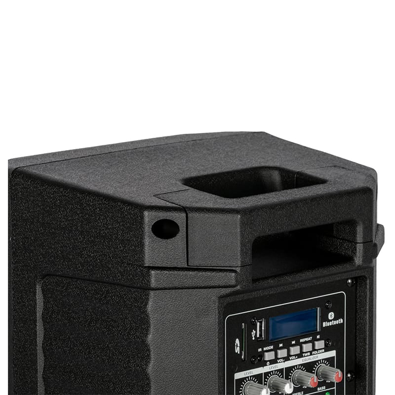 Ibiza Sound Boxă Activă Ibiza Sound 8” 100W RMS, Bluetooth TWS, Player MP3 USB/SD, Intrări Microfon XLR și Line RCA, Clasa D