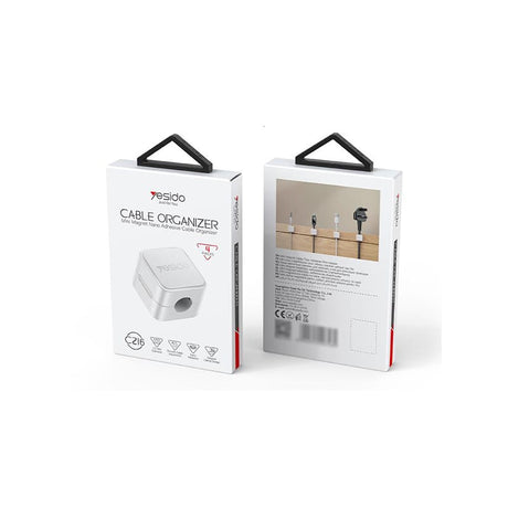 PC-Doc.ro SET 4 BUC ORGANIZATOR CABLU - ALB