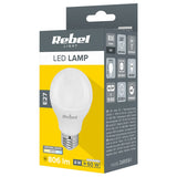 Rebel BEC LED G45 E27 8W 4000K 230V REBEL