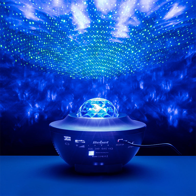 Rebel BOXA BLUETOOTH CU PROIECTOR LED