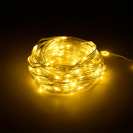 Rebel DECORATIUNE LED ALB CALD 10M REBEL